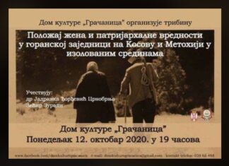Дом културе у Грачаници: „Изоловане средине – стварање, страх и култура као слобода“