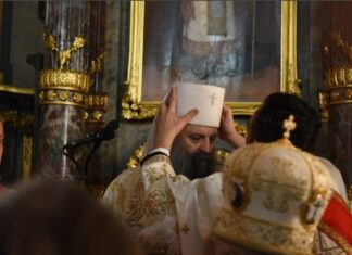 Свештеник др Угрин Поповић: Данашњи зимски дан пробили су зраци сунца осветљавајући избор који је Црква донела