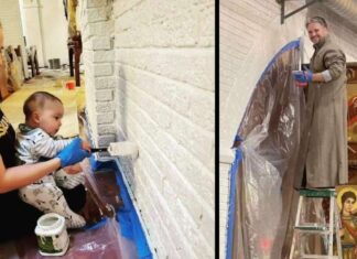 Парохијани цркве у Чикагу одлучили да сами окрече светињу и тако уштеде новац за децу и сиромашне