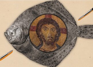 Христов лик на сушеном иверку