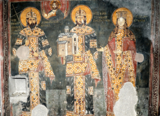 Ктиторска композиција у Цркви Светог Ахилија