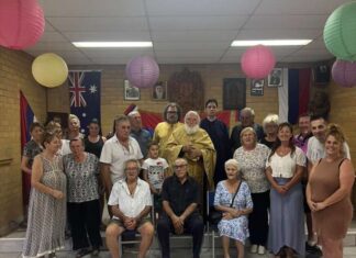 Прослава Божића у Лајтинг Риџу у Аустралији