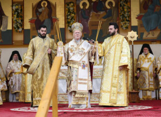 Узвик „Анатема!“ док патријарх Вартоломеј помиње расколника Думенка у Румунији