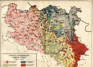 Оно што данас називамо ЦЕНТРАЛНОМ СРБИЈОМ некада се звало СЕВЕРНА СРБИЈА (Цвијићева мапа показује порекло становништва с краја XIX века)