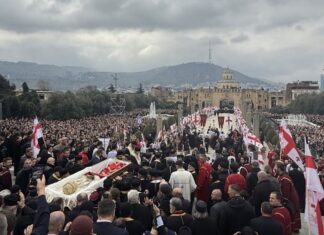 Сахрањен Католикос-Патријарх Тбилисија и све Грузије Илија